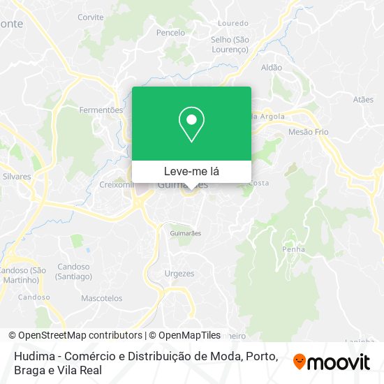 Hudima - Comércio e Distribuição de Moda mapa