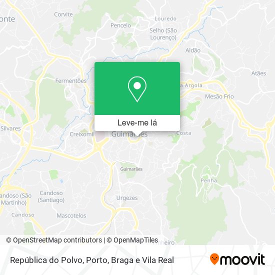 República do Polvo mapa