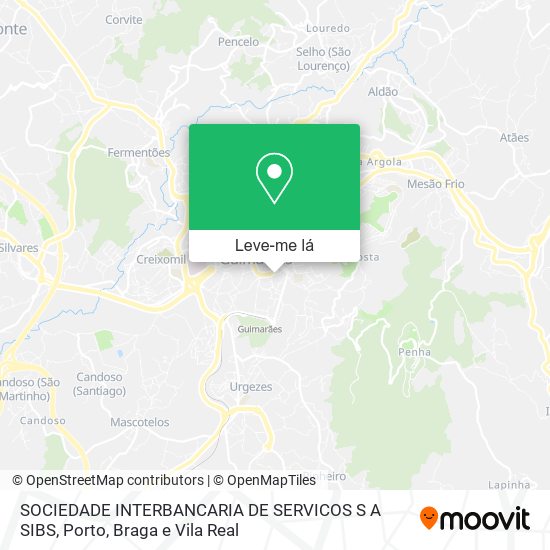 SOCIEDADE INTERBANCARIA DE SERVICOS S A SIBS mapa