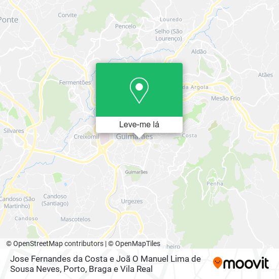 Jose Fernandes da Costa e Joã O Manuel Lima de Sousa Neves mapa