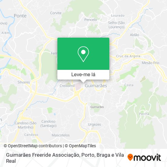 Guimarães Freeride Associação mapa