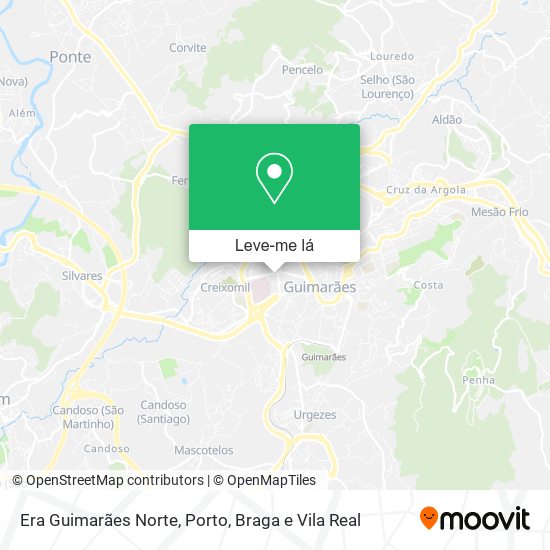 Era Guimarães Norte mapa
