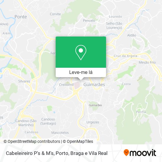 Cabeleireiro P's & M's mapa