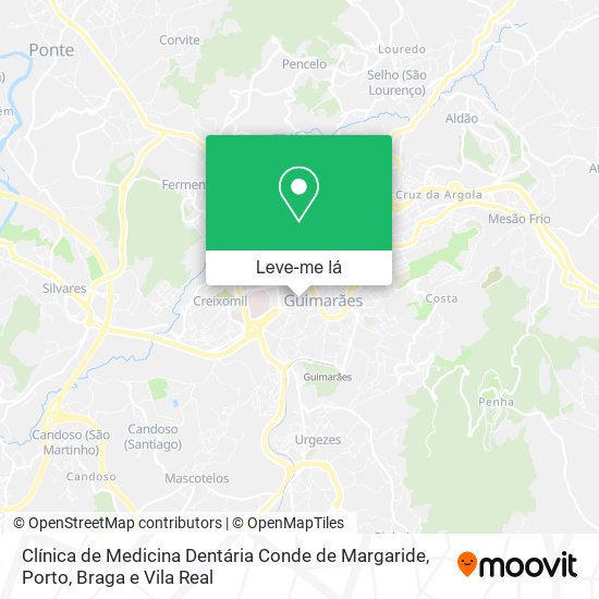 Clínica de Medicina Dentária Conde de Margaride mapa