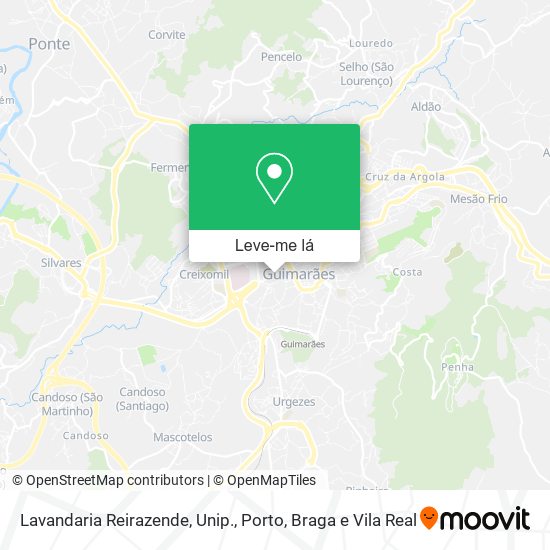 Lavandaria Reirazende, Unip. mapa