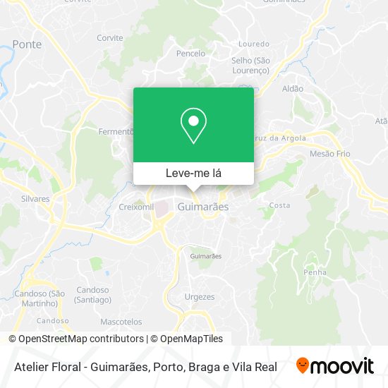 Atelier Floral - Guimarães mapa