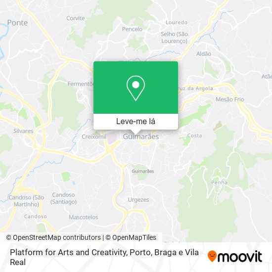 Platform for Arts and Creativity mapa