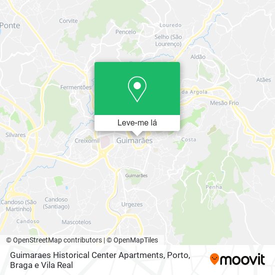 Guimaraes Historical Center Apartments mapa