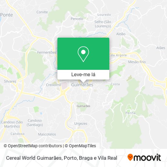 Cereal World Guimarães mapa