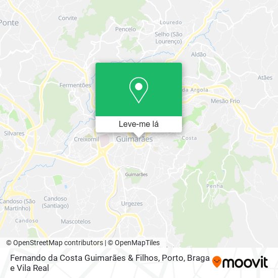Fernando da Costa Guimarães & Filhos mapa