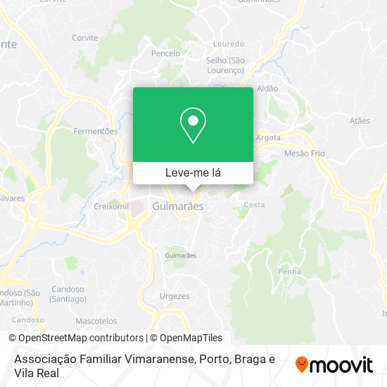 Associação Familiar Vimaranense mapa