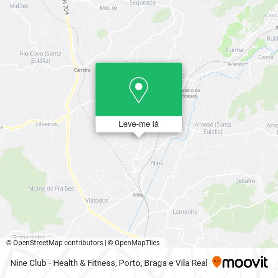 Nine Club - Health & Fitness mapa