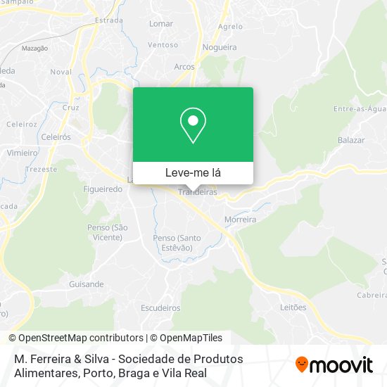 M. Ferreira & Silva - Sociedade de Produtos Alimentares mapa