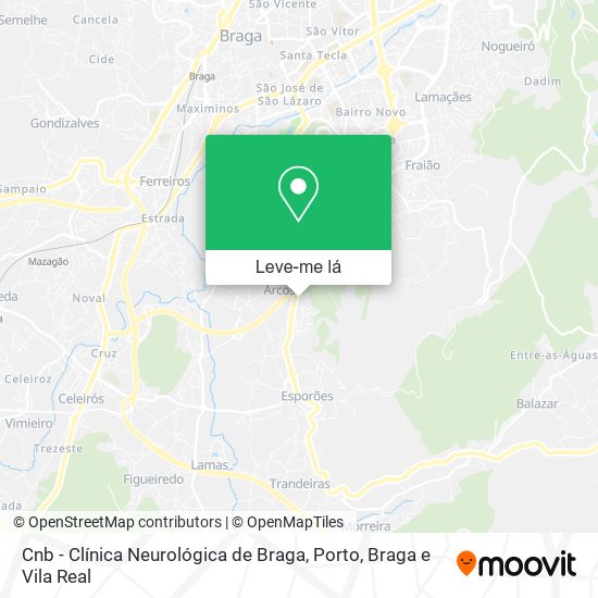 Cnb - Clínica Neurológica de Braga mapa