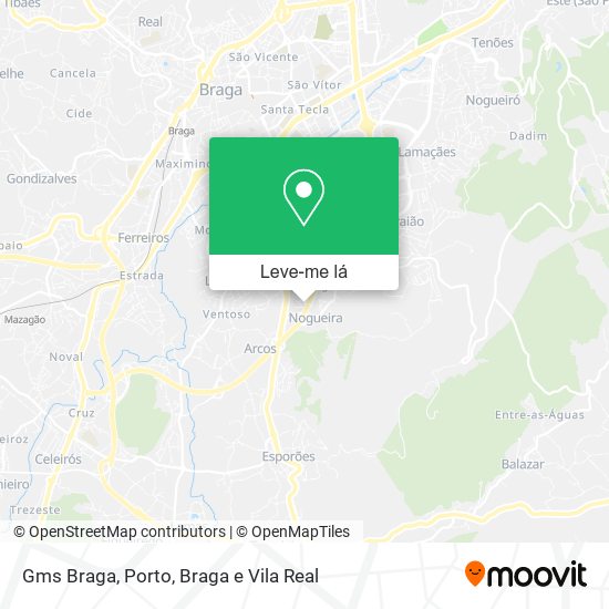 Gms Braga mapa