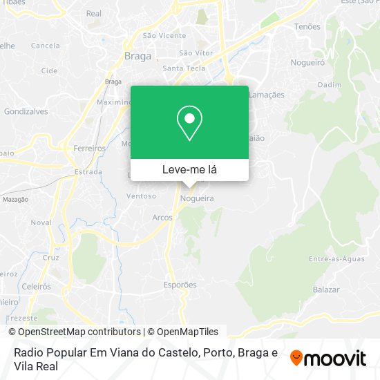 Radio Popular Em Viana do Castelo mapa