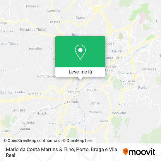 Mário da Costa Martins & Filho mapa