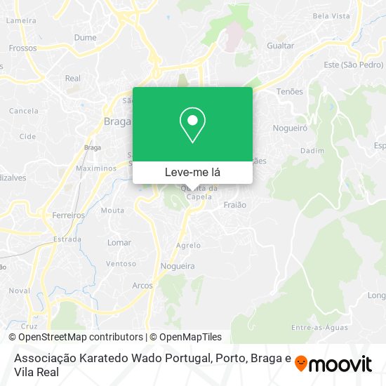 Associação Karatedo Wado Portugal mapa