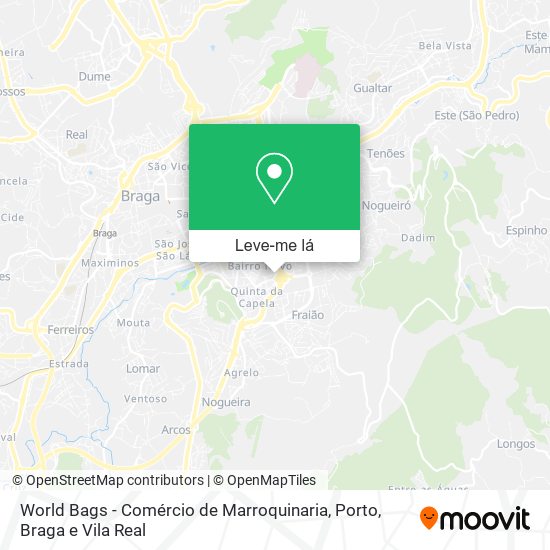 World Bags - Comércio de Marroquinaria mapa