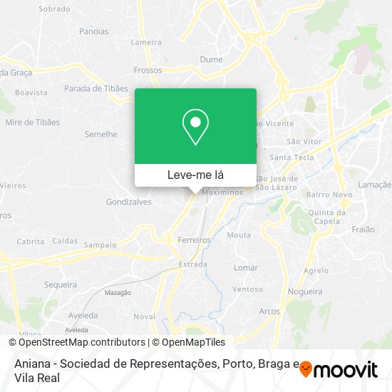 Aniana - Sociedad de Representações mapa
