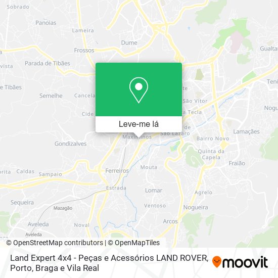 Land Expert 4x4 - Peças e Acessórios LAND ROVER mapa