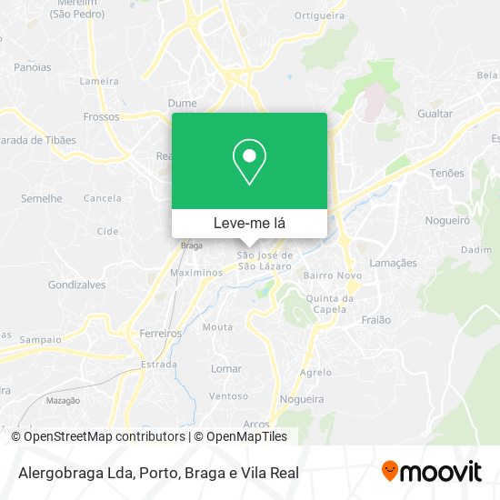 Alergobraga Lda mapa