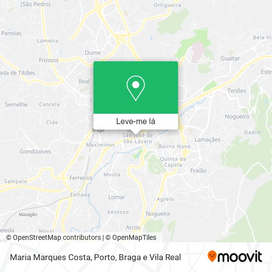 Maria Marques Costa mapa