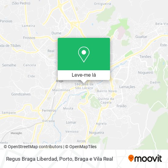 Regus Braga Liberdad mapa