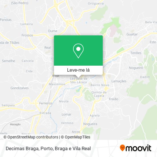 Decimas Braga mapa
