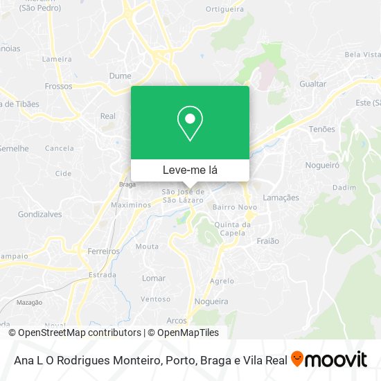 Ana L O Rodrigues Monteiro mapa