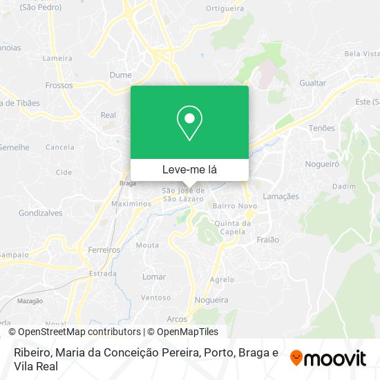 Ribeiro, Maria da Conceição Pereira mapa