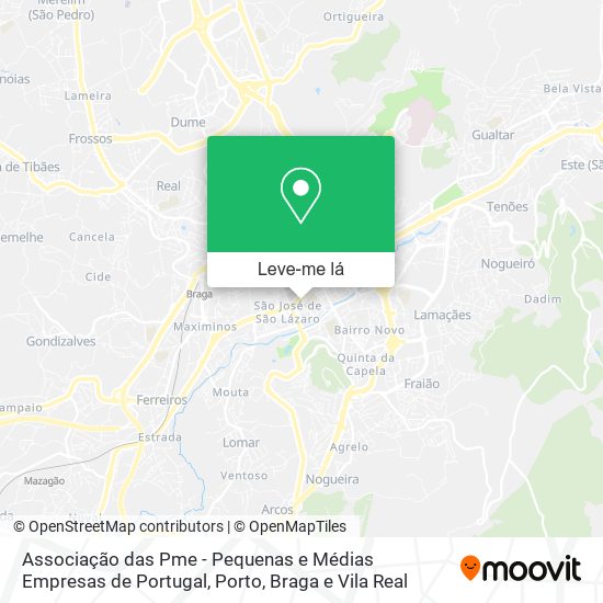 Associação das Pme - Pequenas e Médias Empresas de Portugal mapa