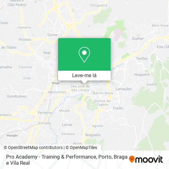 Pro Academy - Training & Performance mapa