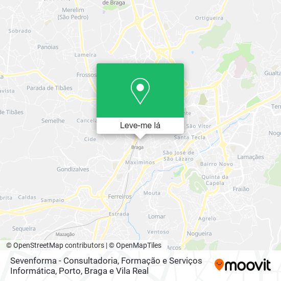 Sevenforma - Consultadoria, Formação e Serviços Informática mapa