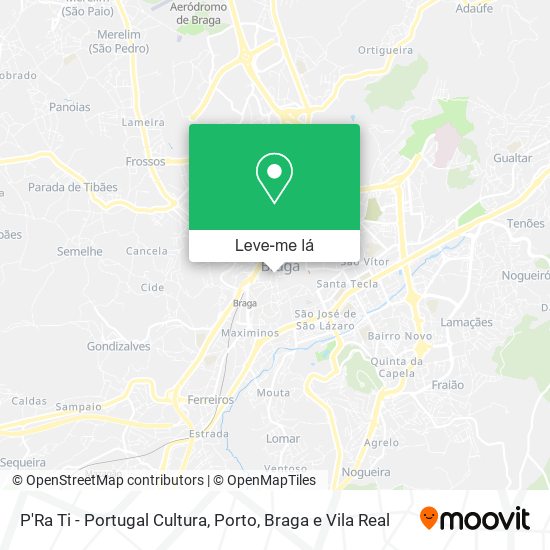 P'Ra Ti - Portugal Cultura mapa