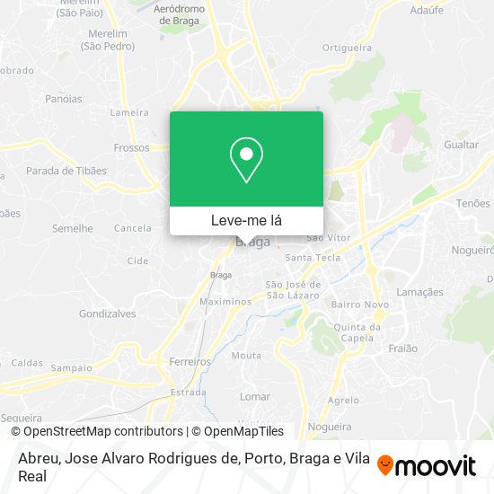 Abreu, Jose Alvaro Rodrigues de mapa