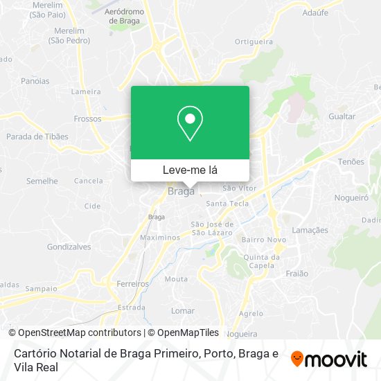Cartório Notarial de Braga Primeiro mapa