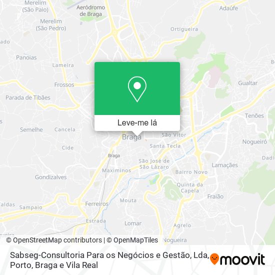 Sabseg-Consultoria Para os Negócios e Gestão, Lda mapa