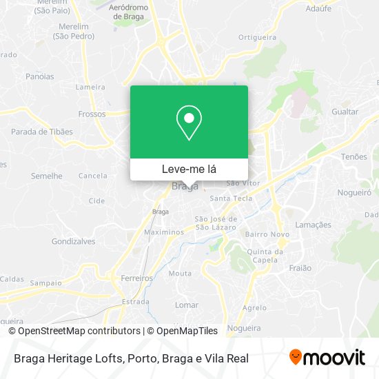 Braga Heritage Lofts mapa