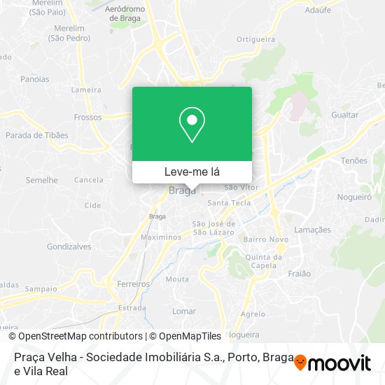 Praça Velha - Sociedade Imobiliária S.a. mapa