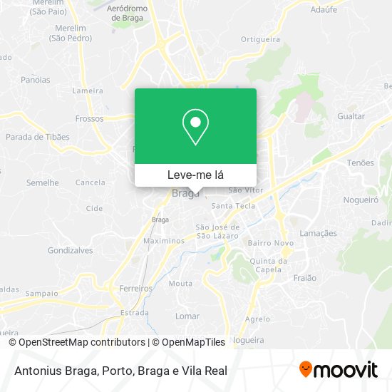 Antonius Braga mapa