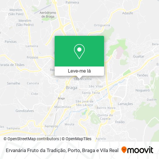 Ervanária Fruto da Tradição mapa