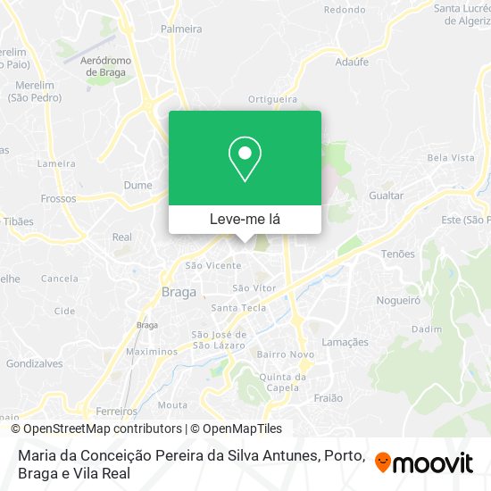 Maria da Conceição Pereira da Silva Antunes mapa
