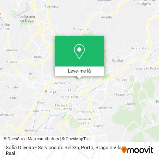 Sofia Oliveira - Serviços de Beleza mapa