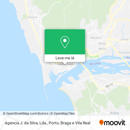 Agencia J. da Silva, Lda. mapa