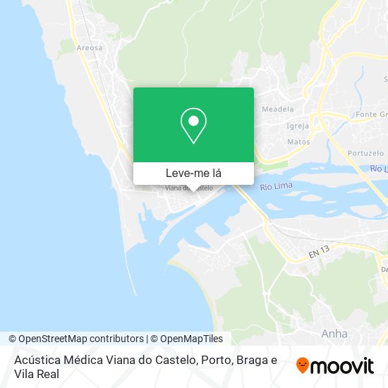 Acústica Médica Viana do Castelo mapa
