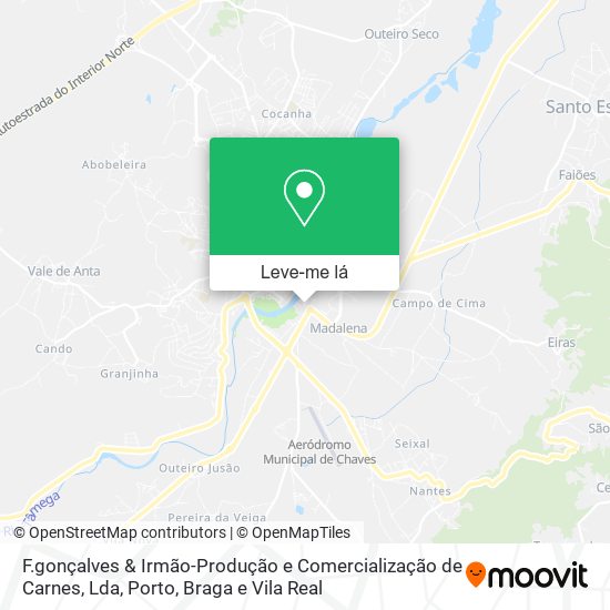 F.gonçalves & Irmão-Produção e Comercialização de Carnes, Lda mapa