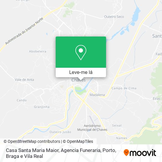 Casa Santa Maria Maior, Agencia Funeraria mapa