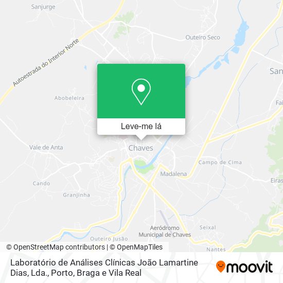 Laboratório de Análises Clínicas João Lamartine Dias, Lda. mapa