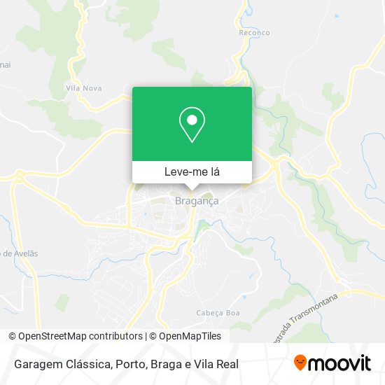 Garagem Clássica mapa